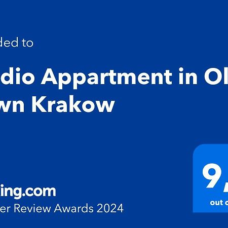 Studio Appartment In Old Town Cracovia Exterior foto